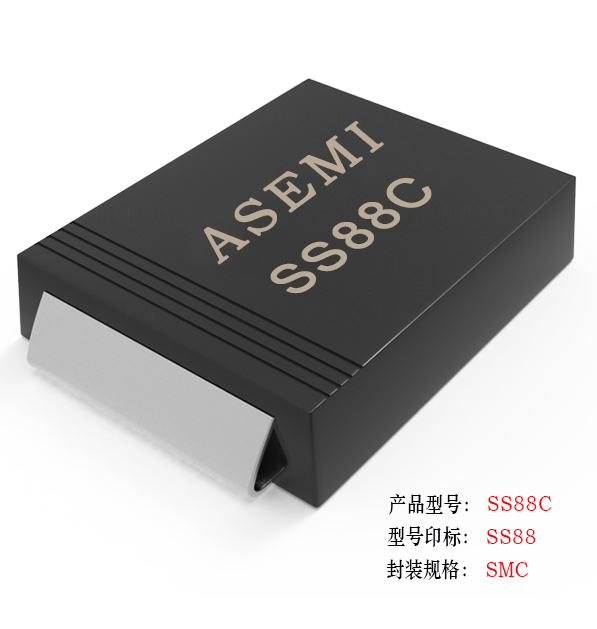 [SS810-SMC] SS810C/SS815C/SS820C/SS88C/SS86C/SS84C   ASEMI肖特基二極管