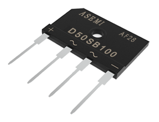 D50SB100,D50SB80，ASEMI整流橋，自帶散熱片控制溫升效果好，充電箱充電柜等電源設(shè)備首選整流橋 D50SB100